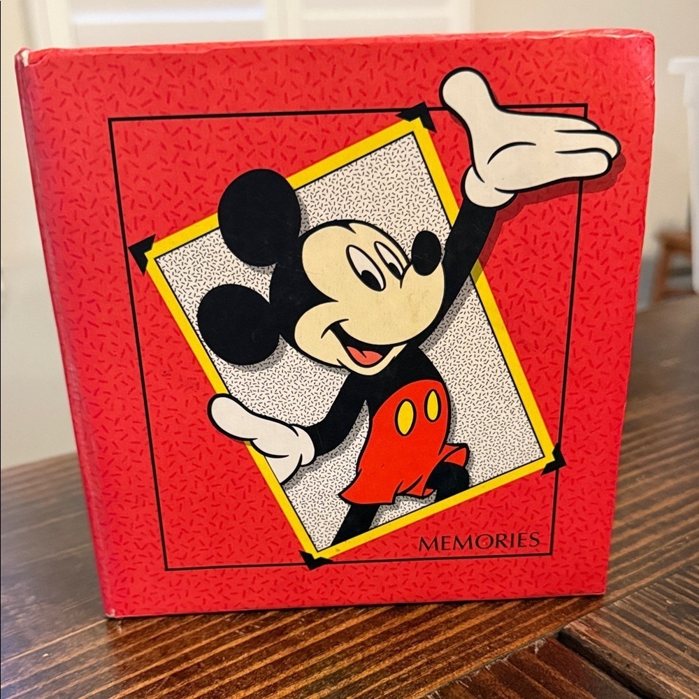 Disney Mickey Mouse Red Photo Album